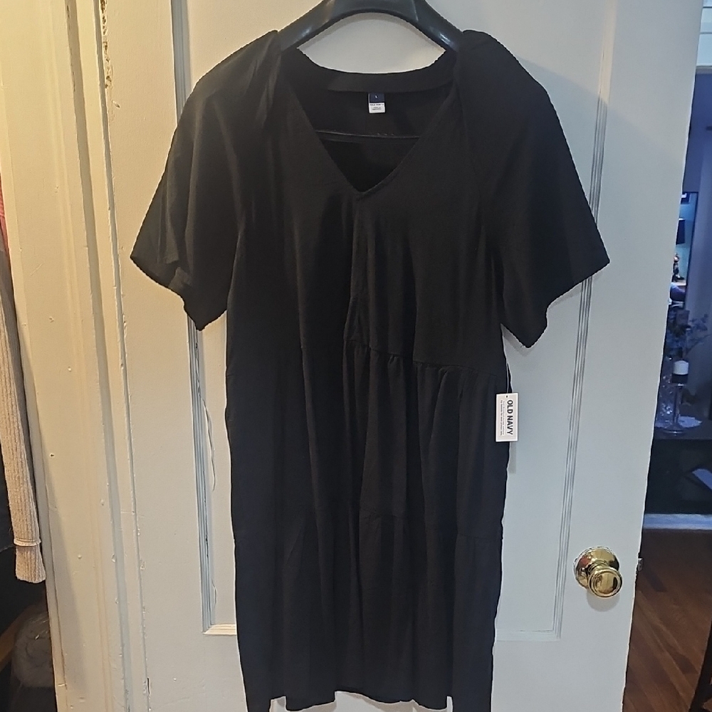 Old Navy Black Maxi Dress
